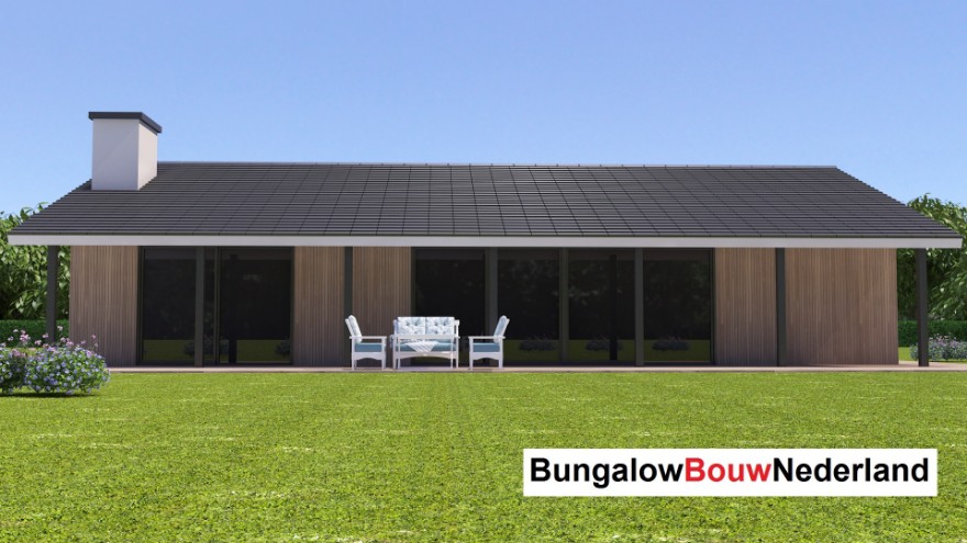 B136 v1 semibungalow kap schuindak levensloopbestendige woning staalframebouw