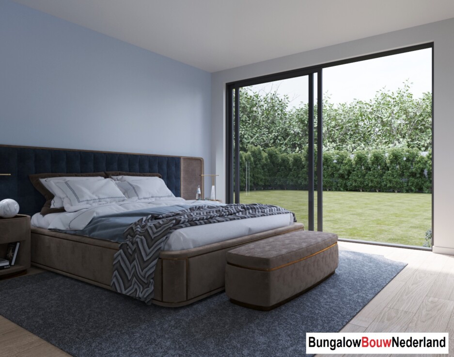 bungalow bouwen in staalframebouw strak afwerkniveau