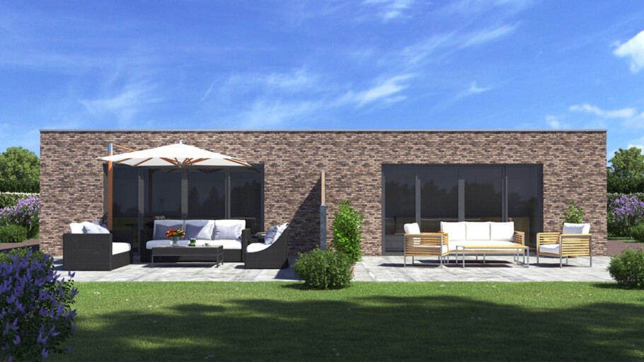 BungalowBouw NEDERLAND GS 01-04  geschakelde bungalows