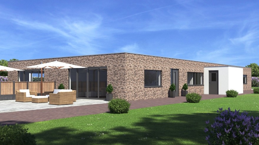 BungalowBouw NEDERLAND GS 01-04  geschakelde bungalows