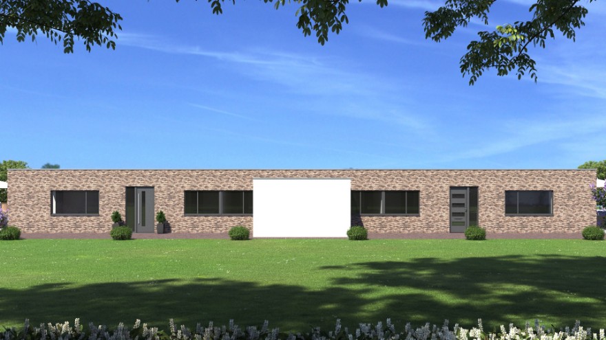 BungalowBouw NEDERLAND GS 01-04  geschakelde bungalows