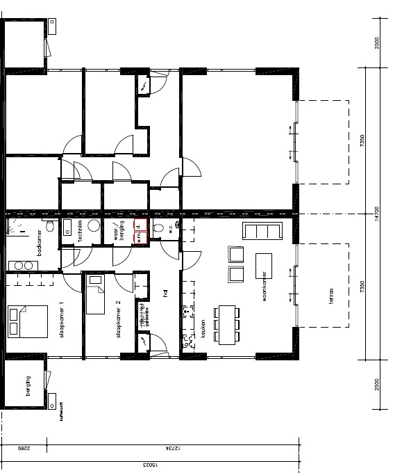 BungalowBouw NEDERLAND GS 01-04  geschakelde bungalows