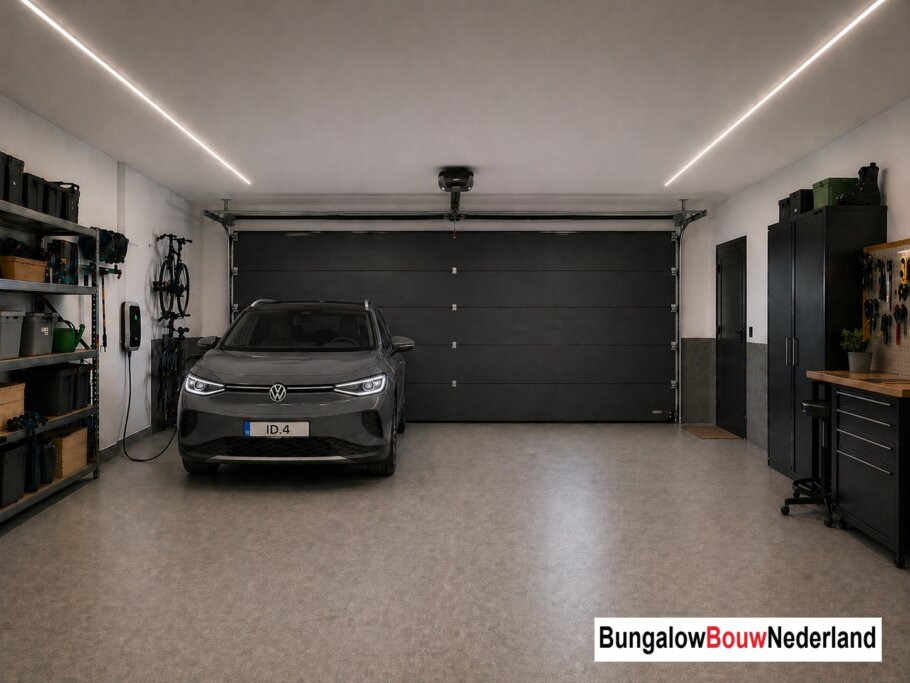 BungalowBouwNederland  H301 interieur inspiratie foto plaatje woninginrichting woonkamer hoog plafond 