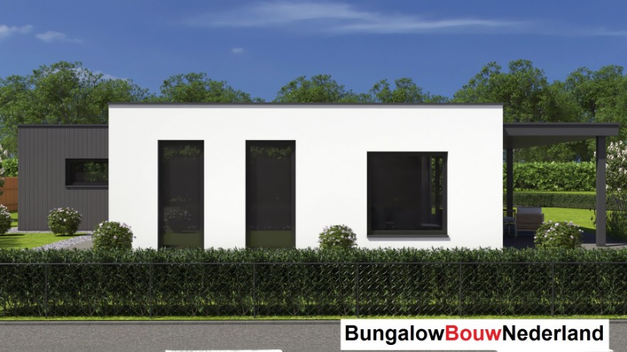 BungalowBouwNederland type 193 nieuwbouw bungalow met plat dak