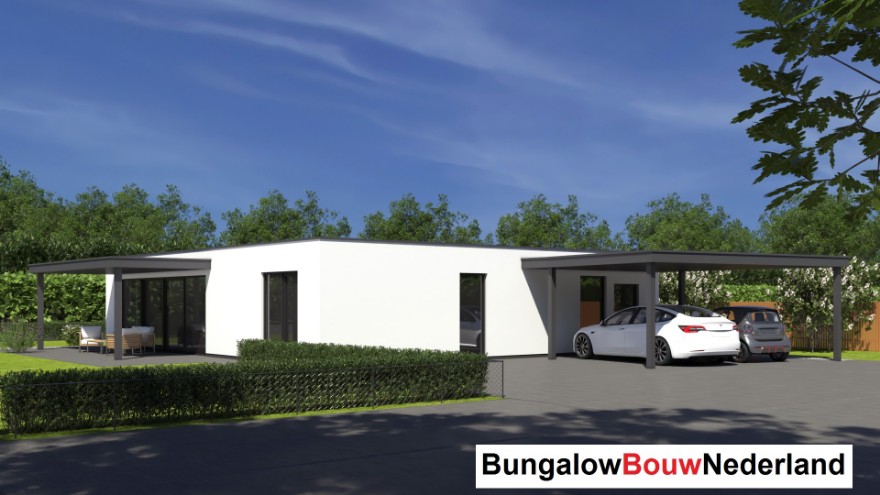 BungalowBouwNederland type 193 nieuwbouw bungalow met plat dak