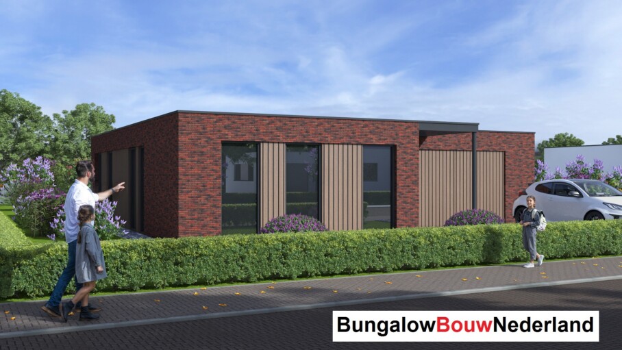 Bungalow bouw Nederland type B196  166 m2 
