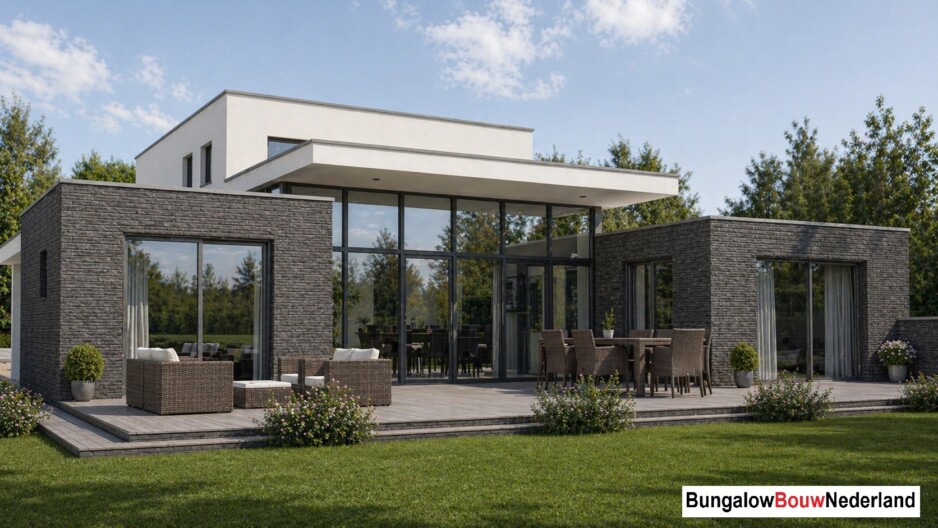 Bungalowbouwnederland H301  levensloopbestendige woning gelijkvloerse bungalow architectuur  