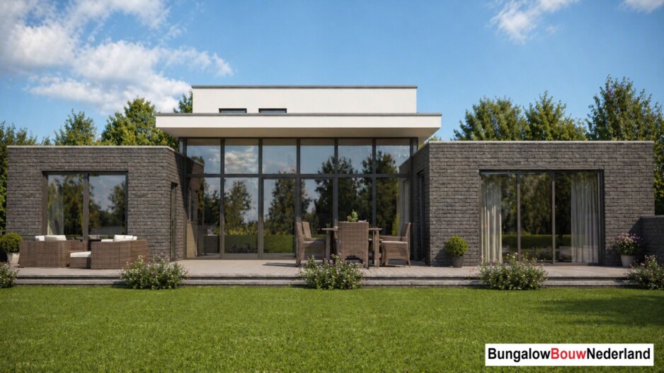 Bungalowbouwnederland H301  levensloopbestendige woning gelijkvloerse bungalow architectuur  
