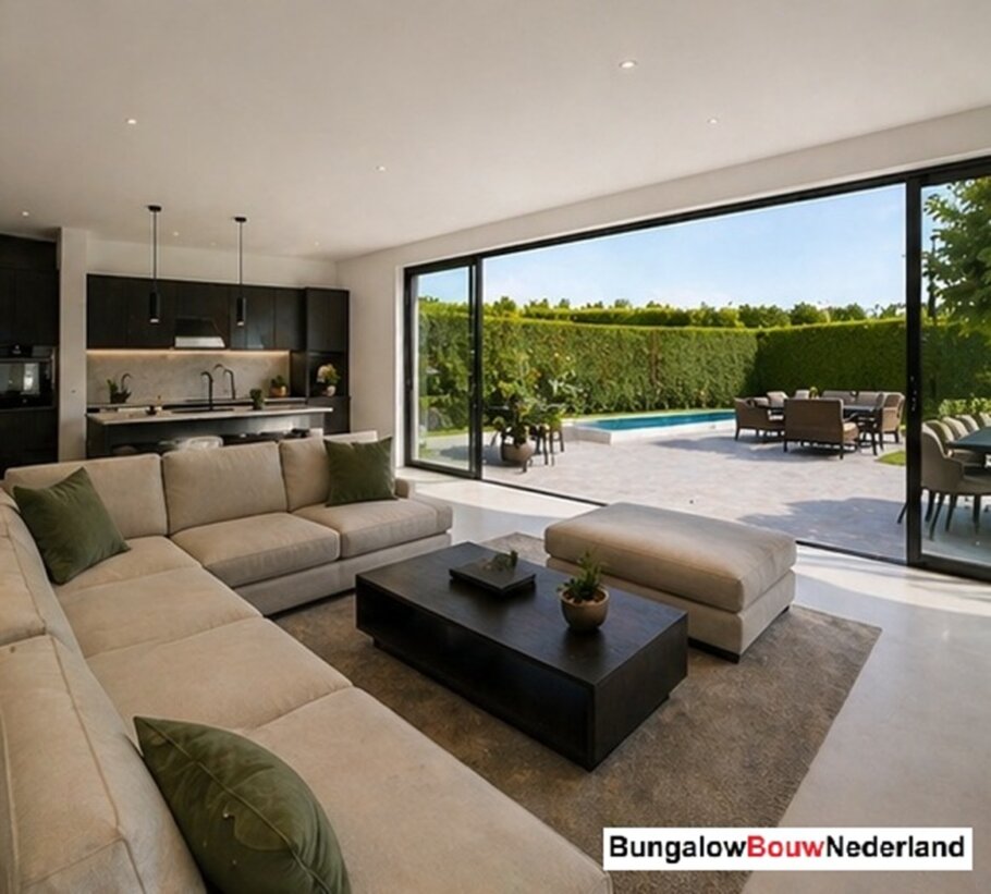BungalowBouwNederland woning met plat dak 1 verdieping alles op begane grond Interieurfoto