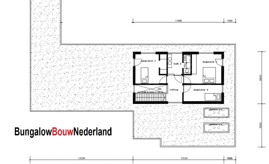 Bungalowbouw Nederland H388 moderne kubistische levensloopbestendige woning Staalframebouw