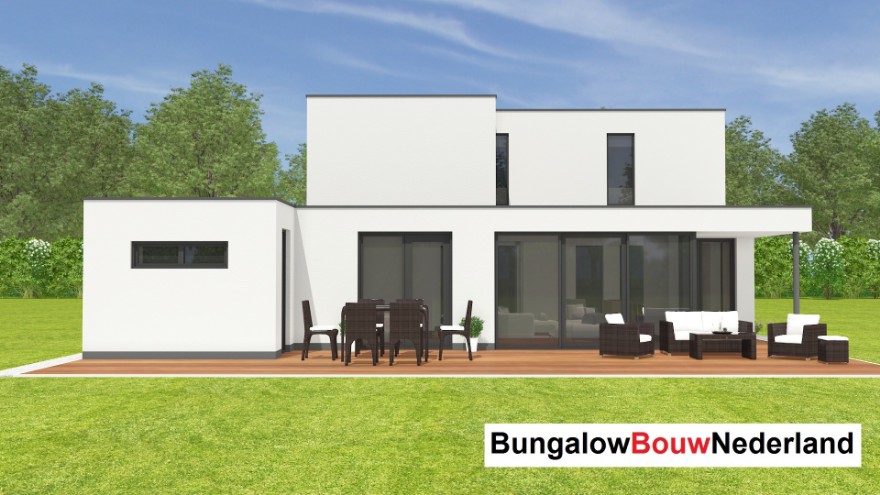 Bungalowbouw Nederland M374 v1 levensloopbestendig alles benenden Staalframebouw