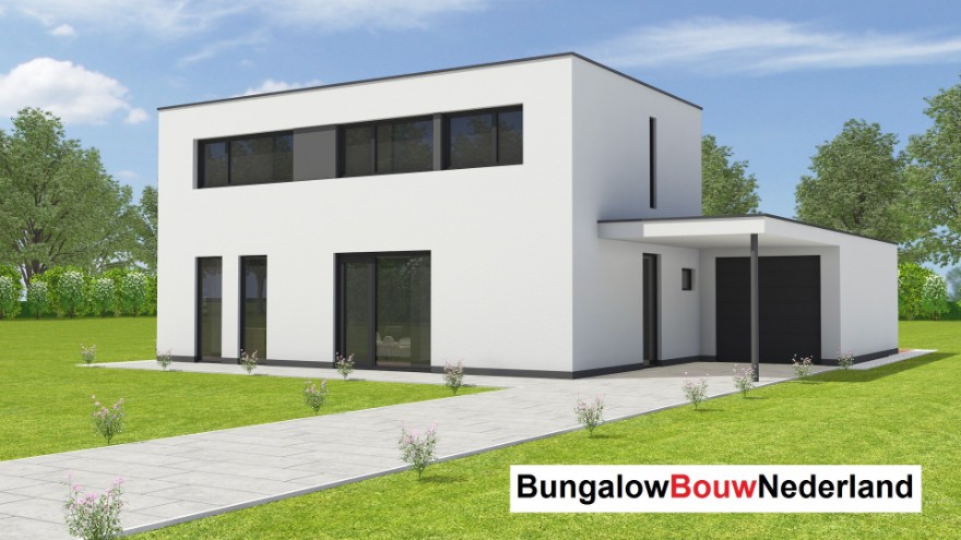 Bungalowbouw Nederland M374 v1 levensloopbestendig alles benenden Staalframebouw