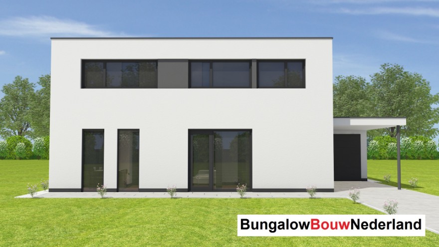Bungalowbouw Nederland M374 v1 levensloopbestendig alles benenden Staalframebouw