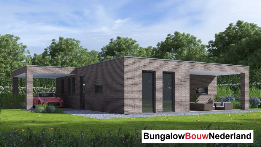 Bungalowbouw nederland L166 levensloopbestendige energiearme woning Staalframebouw