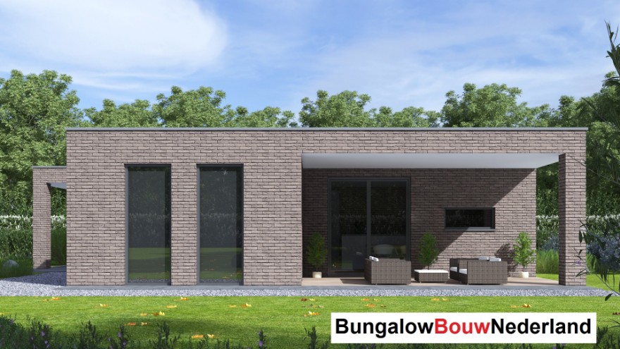 Bungalowbouw nederland L166 levensloopbestendige energiearme woning Staalframebouw