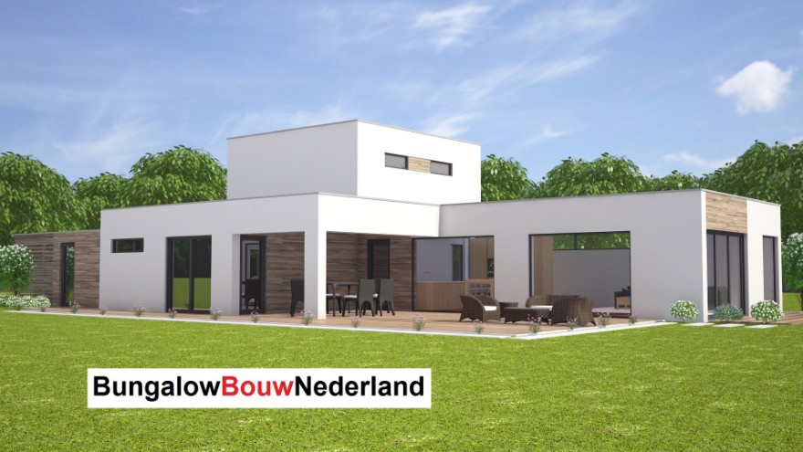 H 358V2 levensloopbestendige bungalow met kleine verdieping staalframebouw 