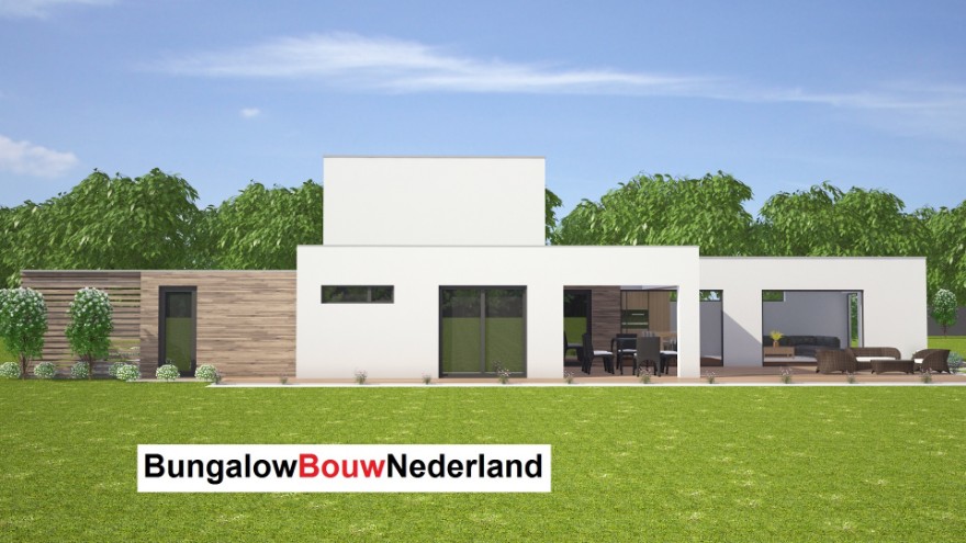 H 358V2 levensloopbestendige bungalow met kleine verdieping staalframebouw 