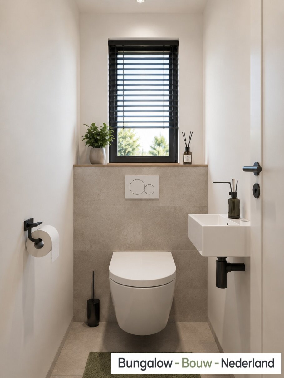 Interieur inspiratie voor bungalow L154 met plat dak en prefab staalframebouw constructie