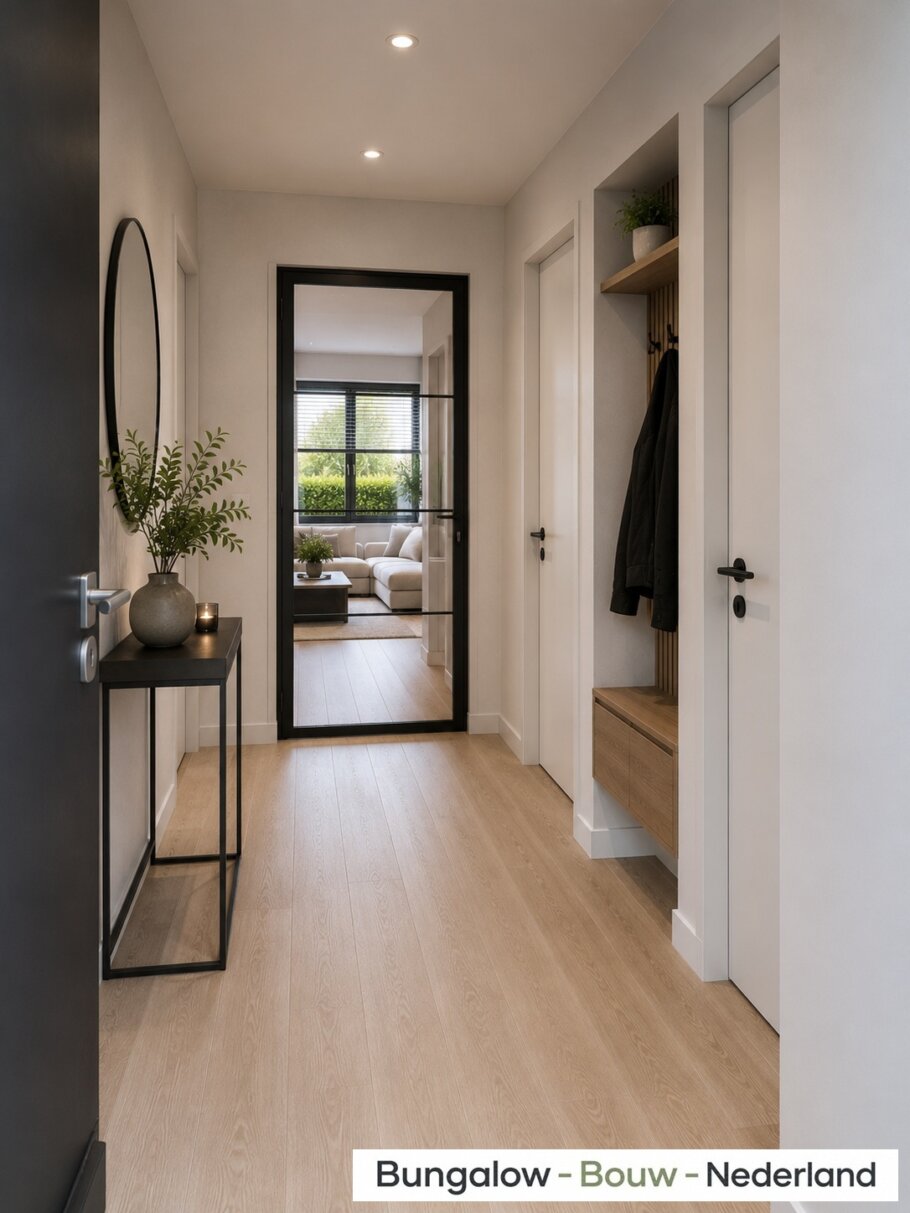 Modern interieur van levensloopbestendige bungalow L-163