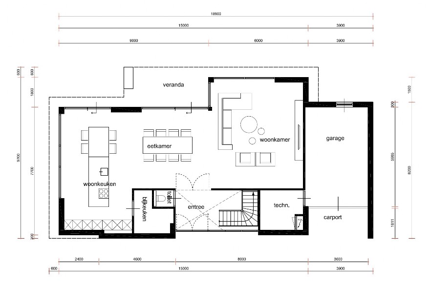 bungalowbouwnederland H382 moderne kubistische woning Staalframe ATLANTA-MBS