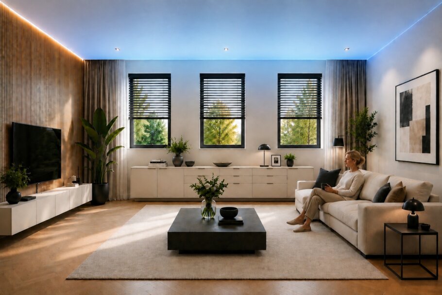 Energiearme staalframewoning koelen van moderne woningen