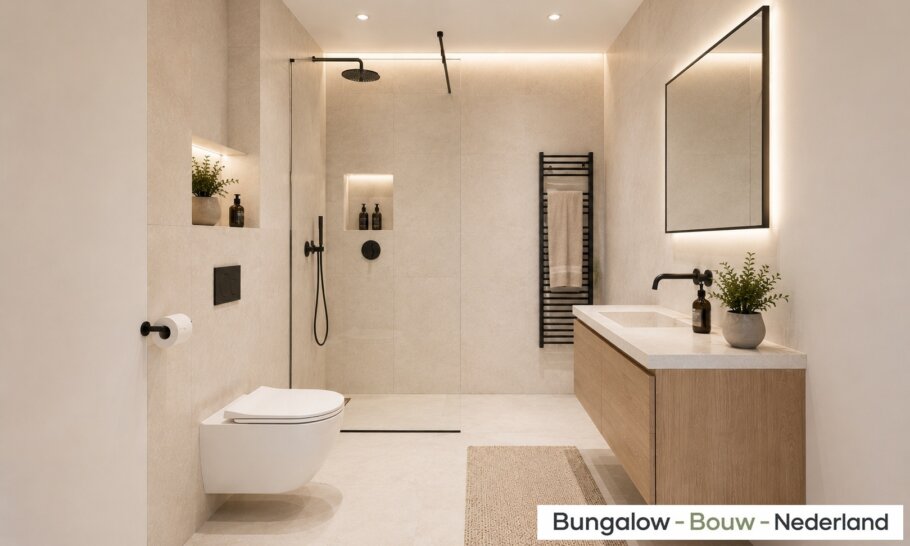 Modern interieur van levensloopbestendige bungalow L-184