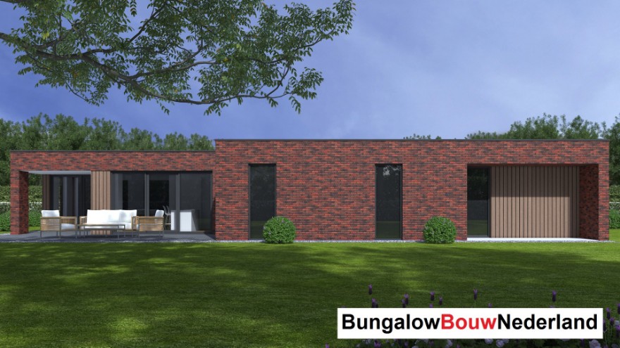 bungalowbouw nederland B172 levensloop rolstoel bestendig  met energieneutraal staalframe bouwsysteem