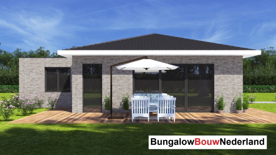 bungalowbouwnederland K158 energieneutraal levensloopbestendig gelijkvloers  staalframebouw