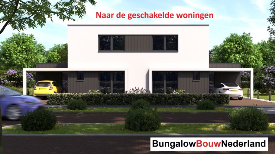 Bungalowbouw Nederland geschakelde woningen