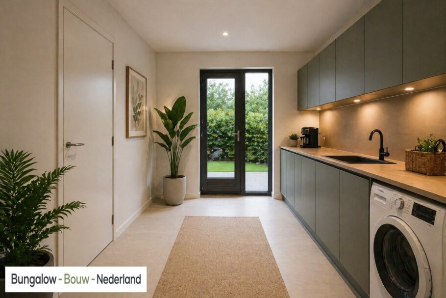 Moderne interieurbeelden van levensloopbestendige bungalow L-169