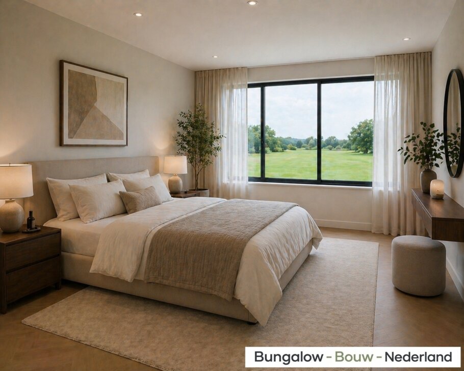 Modern interieur van levensloopbestendige bungalow L-163