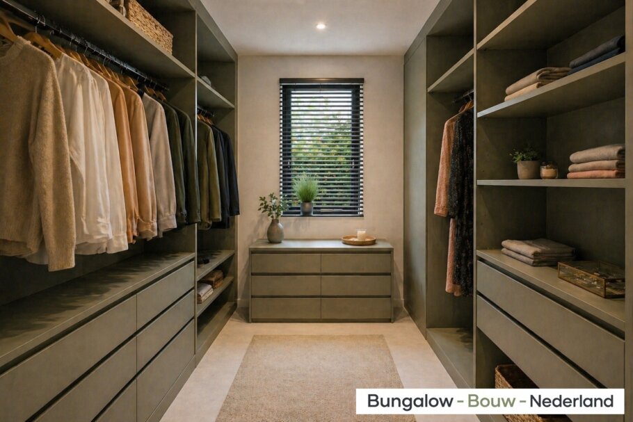 Modern interieur van levensloopbestendige bungalow C101