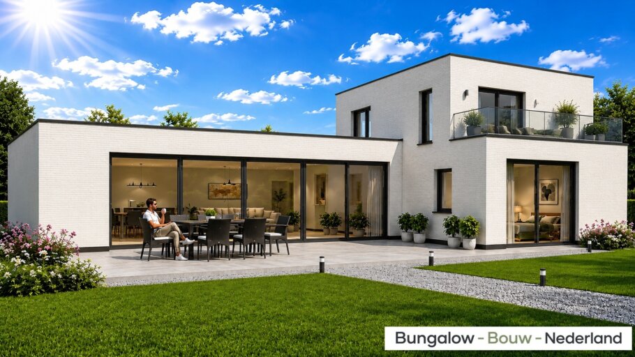 Ontwerp C-101 kan ook worden geschakeld tot 2 onder 1 dak woning