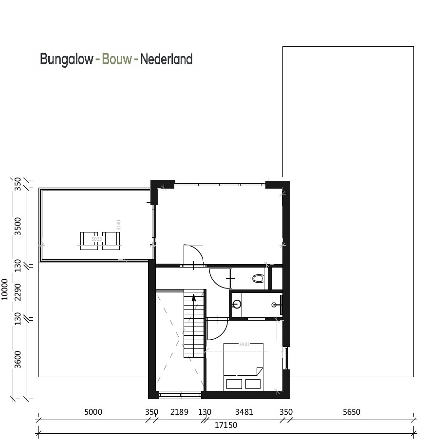 Bungalowbouw Nederland ontwerp type H 401 modern energiearm  ciculair bouwsysteem