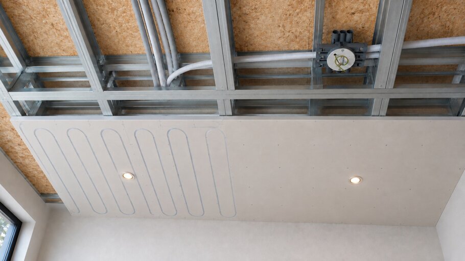 Energiearme staalframewoning koelen van moderne woningen