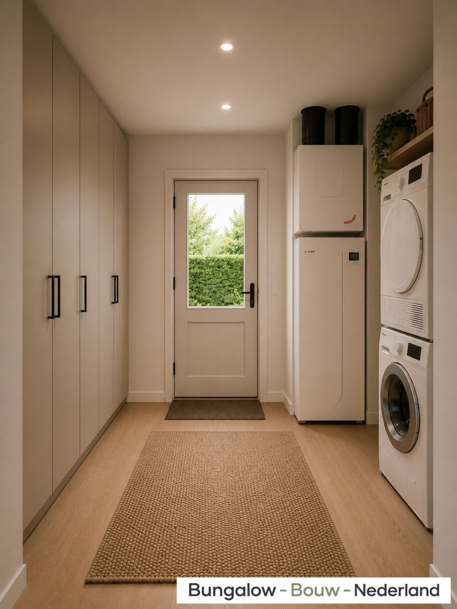 Modern interieur van levensloopbestendige bungalow C101