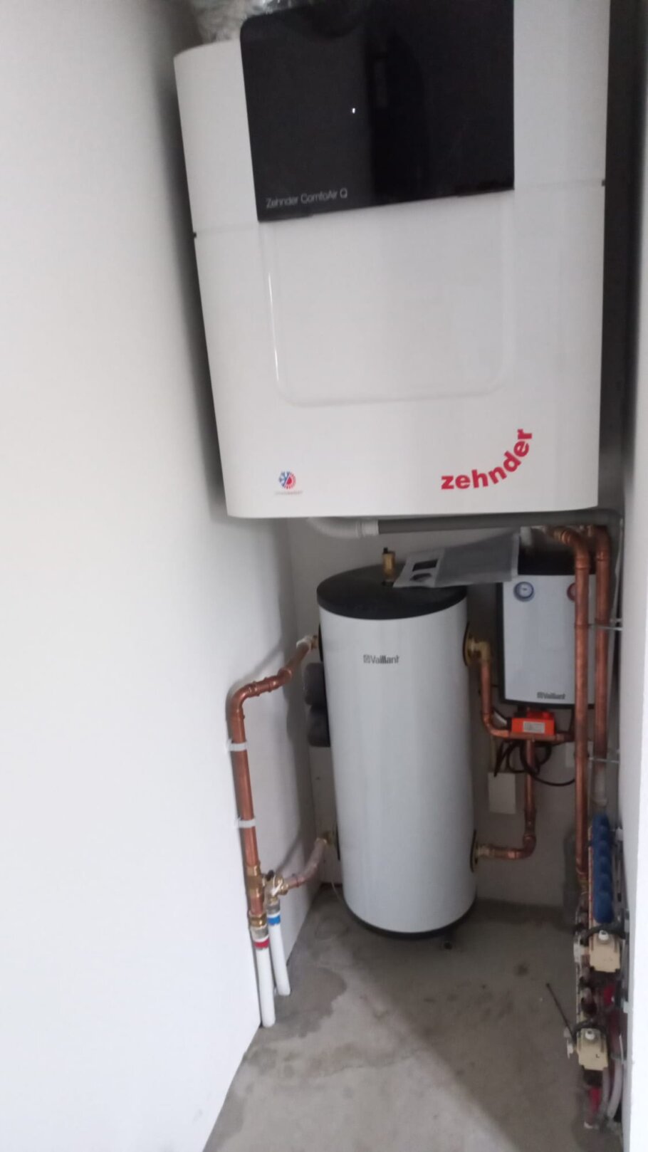 WTW-ventilatie systeem D voor een energiezuinige nieuwbouwwoning